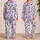 Science Kitten Microscope DNA Eye Motifs for Cozy Bedtime Sleep Gift for Women Adults Satin Pajamas Set - KSCIRKE9M4