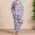 Science Kitten Microscope DNA Eye Motifs for Cozy Bedtime Sleep Gift for Women Adults Satin Pajamas Set - 4