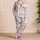 Nurse Hearts Stethoscopes and ECG Motifs for Cozy Hospital Shift Lounging, Women Satin Pajamas Set - 4