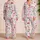 Nurse Hearts Stethoscopes and ECG Motifs for Cozy Hospital Shift Lounging, Women Satin Pajamas Set - 2