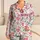 Nurse Hearts Stethoscopes and ECG Motifs for Cozy Hospital Shift Lounging, Women Satin Pajamas Set - 1