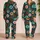 Deep Teal Donut Candy Motifs for Cozy Lounging and Sweet Weekend Gift Ideas for Women Satin Pajamas Set - 2