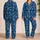 Tropical Monstera Palm Leaf Coastal Botanical Lounge Style for Resort Getaways and Travel Satin Pajamas Set - 2