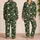 Cream Cat Camouflage Motif For Cozy Nights, Weekend Lounging, And Cat Lovers, Any Season Satin Pajamas Set - 2