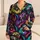 Colorful Pug Faces Pop Art Lounge Style for Cozy Weekends, Travel and Pet Lovers Satin Pajamas Set - 1