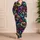 Colorful Pug Faces Pop Art Lounge Style for Cozy Weekends, Travel and Pet Lovers Satin Pajamas Set - 4