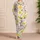 Lemon Floral Botanical Citrus Motifs for Summer Vacations, Travel, and Garden Lovers Satin Pajamas Set - 4