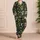 Mushroom Butterfly Botanical Folk Art for Cozy Lounging and Weekend Home Relaxation Satin Pajamas Set - 4