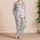 Pastel Bows And Florals With Gingham Checks For Cozy Lounging And Gift Giving For Women Satin Pajamas Set - 4