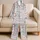 Pastel Bows And Florals With Gingham Checks For Cozy Lounging And Gift Giving For Women Satin Pajamas Set - 5
