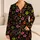 Colorful Stars And Hearts On Black For Playful Lounging And Cozy Nighttime Style Satin Pajamas Set - 1