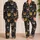 Geometric Cat Faces for Cozy Lounging and Gift Giving, Women Who Love Modern Style Satin Pajamas Set - 2