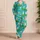 White Bunny Easter Garden Motifs for Spring Celebrations, Relaxed Comfort for Women Satin Pajamas Set - 4