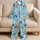 Medical Care Hearts, Stethoscopes And First Aid Icons For Nurses And Clinic Lounging Satin Pajamas Set - 5