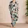 Shaggy Cartoon Dogs and Turquoise Bones for Cozy Weekend Lounging, Dog Lovers Gift Satin Pajamas Set - 4