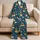 Fawn Pug Floral Meadow Motifs for Cozy Lounging and Relaxed Weekend Style Lovers Satin Pajamas Set - 5