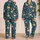 Fawn Pug Floral Meadow Motifs for Cozy Lounging and Relaxed Weekend Style Lovers Satin Pajamas Set - 2