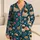 Fawn Pug Floral Meadow Motifs for Cozy Lounging and Relaxed Weekend Style Lovers Satin Pajamas Set - 1