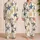 Starfish Coastal Motif for Relaxed Seaside Lounging, Women’s Everyday Navy Ochre Style Satin Pajamas Set - 2
