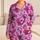 Lavender Magenta Organic Camo for Cozy Lounging and Trendy Streetwear Style Lovers Satin Pajamas Set - 1