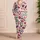 Abstract Heart Shapes for Cozy Lounging, Romantic Gift Ideas and Everyday Relaxation Satin Pajamas Set - 4