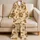 Whipped Coffee, Cream Puff, and Candy Cane Motifs for Cozy Cafe Nights, Women Gift Satin Pajamas Set - 5
