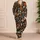 Retro Folk Flowers And Mushrooms For Cozy Lounge Nights And Relaxed Mornings For Women Satin Pajamas Set - 4