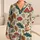 Scarlet Mushroom And Oak Leaf Woodland Botanical For Cozy Autumn Lounging At Home Satin Pajamas Set - 1