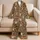 Autumn Mushroom Botanical Motifs For Cozy Fall Nights And Cottagecore Home Lovers Satin Pajamas Set - 5