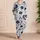 Hand-Painted Navy Wildflowers for Relaxed Summer Lounging and Sleepwear Lovers Women Satin Pajamas Set - 4
