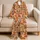 Autumn Mushroom And Berry Botanicals For Cozy Fall Lounging At Home And Woodland Lovers Satin Pajamas Set - 5