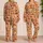 Autumn Mushroom And Berry Botanicals For Cozy Fall Lounging At Home And Woodland Lovers Satin Pajamas Set - 2