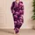 Pink Gothic Skull Motif For Halloween Sleepwear And Alternative Fashion Enthusiasts Satin Pajamas Set - 4