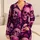 Pink Gothic Skull Motif For Halloween Sleepwear And Alternative Fashion Enthusiasts Satin Pajamas Set - 1