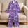 Floral Unicorn Watercolor Sleepwear For Magical Cozy Nights And Dreamy Lounging Satin Pajamas Set - 5