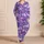 Floral Unicorn Watercolor Sleepwear For Magical Cozy Nights And Dreamy Lounging Satin Pajamas Set - 4