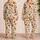 Vintage Autumn Mushrooms And Maple Leaves For Cozy Fall Lounging Women Satin Pajamas Set - 2