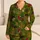 Woodland Mushroom And Pinecone Motifs For Cozy Autumn Lounging And Relaxed Evenings Satin Pajamas Set - 1