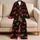 Hand-Painted Red Pink Coral Hearts for Romantic Lounging and Cozy Nighttime Comfort at Home Satin Pajamas Set - 5