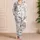 Playful Cats And Paw Motifs For Cozy Lounging, Sleepovers, And Cat Lovers At Home Satin Pajamas Set - 4