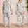 Playful Cats And Paw Motifs For Cozy Lounging, Sleepovers, And Cat Lovers At Home Satin Pajamas Set - 2