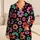Retro Colorful Daisy Florals On Black For Cheerful Summer Lounging At Home Satin Pajamas Set - 1