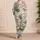 Watercolor Coral Flamingos And Tropical Palm Trees For Coastal Resort Lounging Women Satin Pajamas Set - 4
