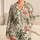 Watercolor Coral Flamingos And Tropical Palm Trees For Coastal Resort Lounging Women Satin Pajamas Set - 1