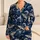 Indigo Leaping Fish And Ocean Waves For Coastal Lounging And Japanese Style At Home Satin Pajamas Set - 1