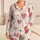 Scattered Pink And Red Hearts For Romantic Valentine's Day Sleepwear Gifts For Women Satin Pajamas Set - F5XW7OJTXQ