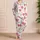Scattered Pink And Red Hearts For Romantic Valentine's Day Sleepwear Gifts For Women Satin Pajamas Set - 4