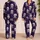 Ivory Skull And Crossbones Gothic Motifs For Halloween Nights And Cozy Horror Fans Satin Pajamas Set - 2