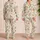 Watercolor Botanical Flowers For Relaxing Garden-Inspired Sleepwear For Women Satin Pajamas Set - 2