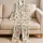Watercolor Botanical Flowers For Relaxing Garden-Inspired Sleepwear For Women Satin Pajamas Set - 5